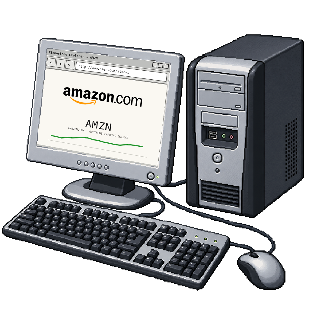 Dell Dimension 4600 Set in ORIGINAL ONYX with AMZN screen art