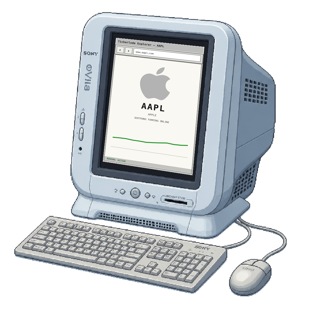 Sony eVilla in ORIGINAL with AAPL screen art