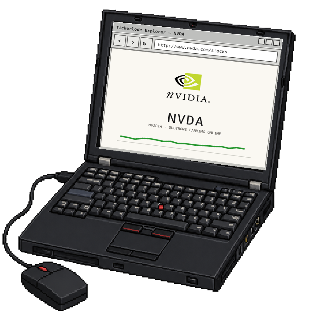 ThinkPad T23 in ORIGINAL BLACK with NVDA screen art